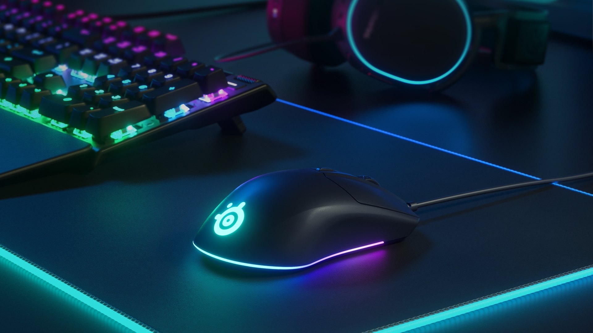 chất liệu của SteelSeries Rival 3